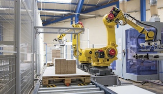 Industriële robots maken het magazijn dynamischer