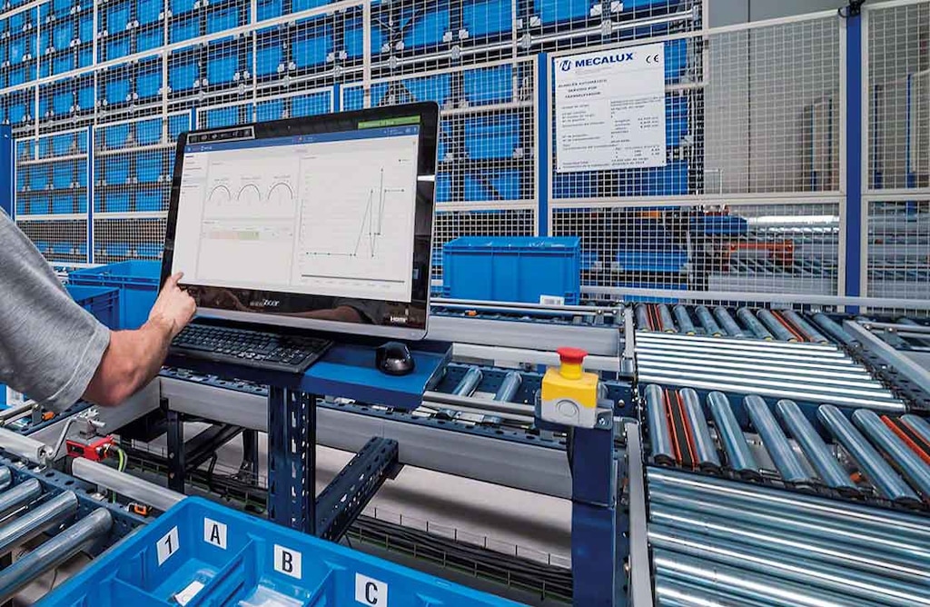 Demo van een warehouse management syteem (WMS) Demo van een warehouse management syteem (WMS)
