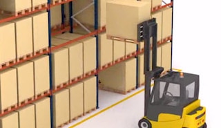 Operation of the pallet racking system. Operation of the pallet racking system.