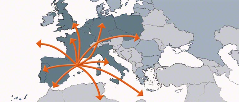 Een enkel centraal magazijn in Barcelona bevoorraadt verschillende distributiecentra in Spanje en de rest van de wereld 