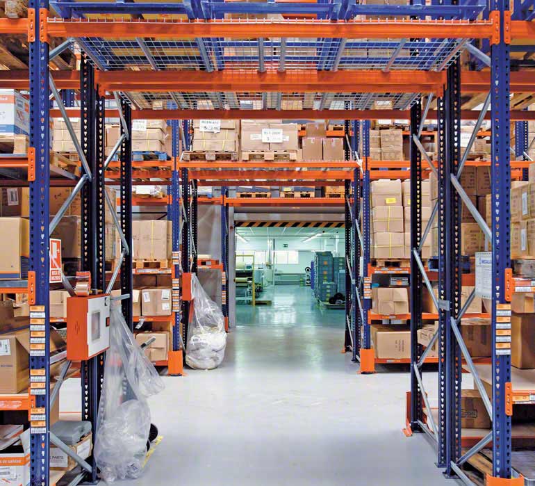 Magazijn van een logistiek dienstverlener