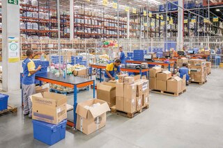 Succesvol beheer van goederenstromen bij een logistieke piekperiode, in het hoogseizoen of op Black Friday