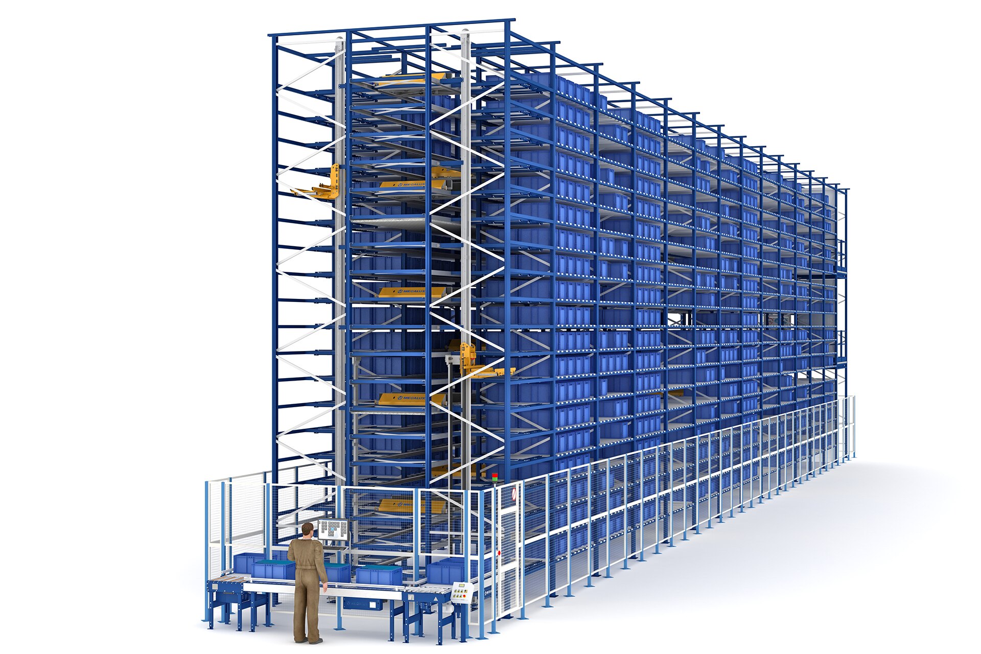 Het shuttlesysteem voor dozen en magazijnbakken is speciaal ontworpen om het klaarzetten van bestellingen efficiënter te laten verlopen
