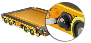 De antenne van de 3D shuttle maakt het mogelijk om instructies te ontvangen die door de software van het systeem worden verzonden