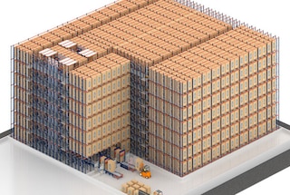 Het 3D Pallet Shuttle-systeem is ideaal voor bedrijven die veel pallets moeten opslaan