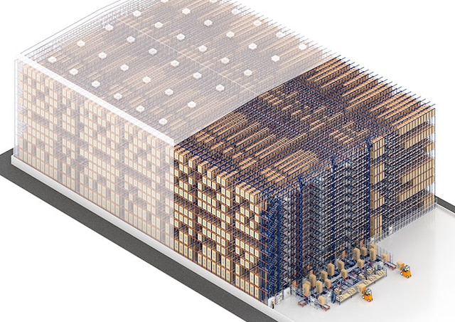 Het Four Way Pallet Shuttle-systeem optimaliseert de ruimte en verhoogt de capaciteit