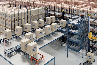 Het 4-Way Pallet Shuttle stroomlijnt ladingbeheer in magazijnen met een hoge omloopsnelheid