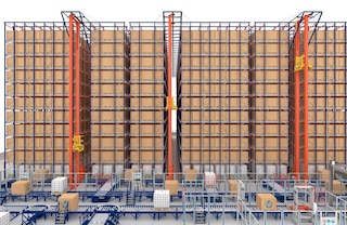 Het Automatische Pallet Shuttle-systeem is geschikt voor magazijnen met hoge gangen
