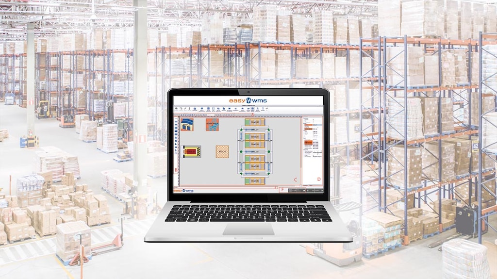 Het WMS van Mecalux heeft tools zoals Easy Builder of Easy Assistant om digital twintechnologie toe te passen