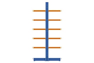 Dubbelzijdige draagarmstellingen verdubbelen de opslagcapaciteit in vergelijking met enkelzijdige stellingen