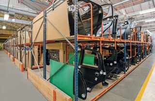 De M7-breedvakstellingen van Mecalux zijn geschikt voor verschillende soorten overgedimensioneerde ladingen