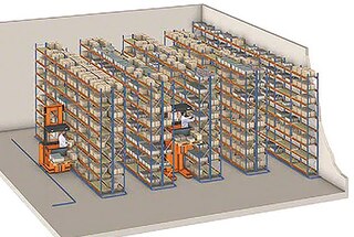 M7-grootvakstellingen van grote hoogte voor gebruik met orderpickingmachines