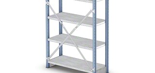 Kruisschoringen versterken de stijfheid van de M3-metalen stellingkasten