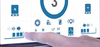 Met de functie groepering kunnen pallets aan het begin of het einde van het kanaal worden gegroepeerd