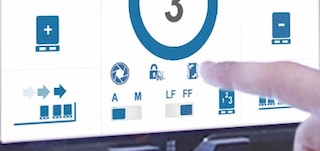 Met de functie voorzijde wijzigen, kiest u vanaf welke kant van de stelling u wilt werken