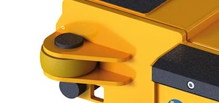 Geleidingswielen van de Pallet Shuttle