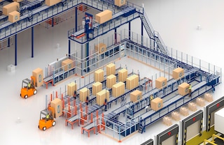 Palletliften stroomlijnen de automatische verwerking van pallets