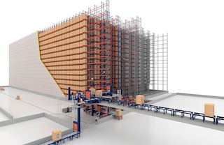 Palletliften kunnen hoogtes tot 40 m bereiken