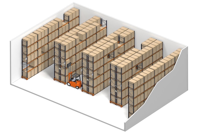 Palletstellingen zijn een ideaal opslagsysteem voor het beheren van een verscheidenheid aan SKU's