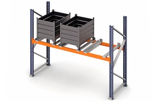 Houders voor het opslaan van containers in een palletstelling