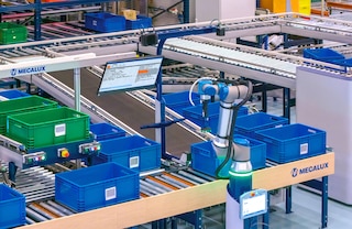 De robotpicker van Mecalux automatiseert de orderpicking volledig