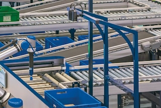De visualisatiesoftware van de pickrobot identificeert het te picken product en berekent hoe het opgepakt moet worden