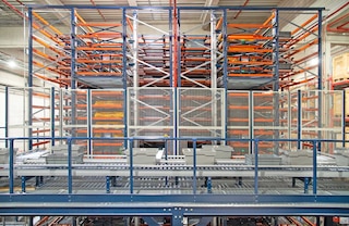 Het Shuttlesysteem optimaliseert het ruimtegebruik in het magazijn