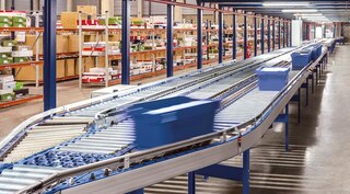 Transportbaan voor dozen Transportbaan voor dozen