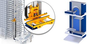 Liften verbinden verschillende verdiepingen of circulatieniveaus