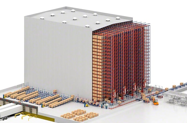 De stellingen vormen de zelfdragende structuur