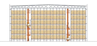 De automatische Pallet Shuttle optimaliseert de beschikbare ruimte in een hoogbouwmagazijn